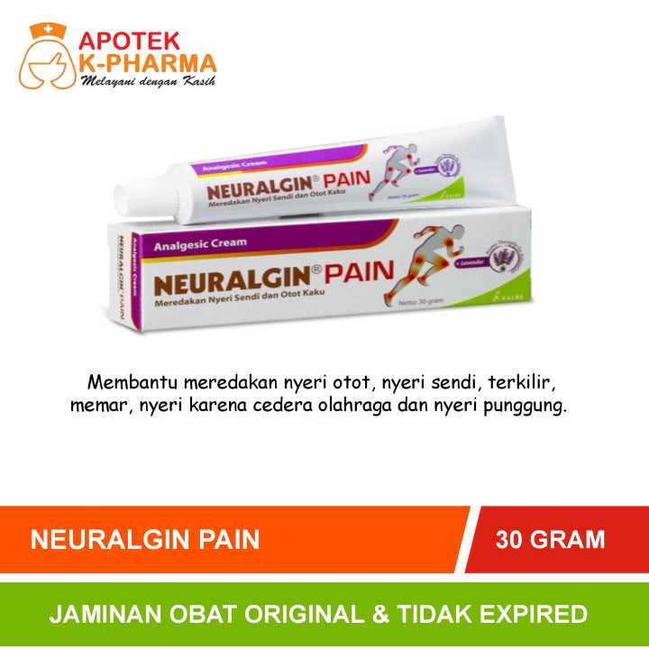 Neuralgin CREAM Pain Isi 30gram Obat Original Kalbe | Lazada Indonesia