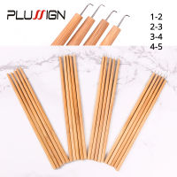 Plussign Wholesale Wig Making Ventilating Needle For Lace Frontal Closure Wooden Handle Ventilating Needles For Wig Making Lace