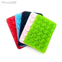 ✟❁ 1PC Suction Cup Wall Stand Mat Multifunctional Silicone Suction Phone Holder Square Anti-Slip Single-Sided Leather Case Mount