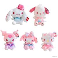 Ns3 ตุ๊กตานุ่ม รูปการ์ตูน Sanrio Peach Blossom Melody Kuromi Cinnamoroll Pachacco Hello Kitty ของเล่นสําหรับเด็ก