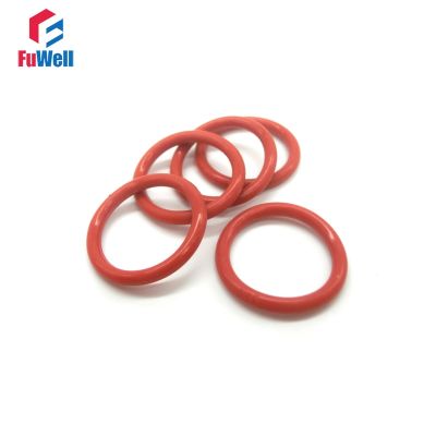 20 Pcs 3.5 Mm CS O Ring Seal Silikon Merah O Ringen Seal Gasket dari 41 Mm-80 Mm tahan Suhu Tinggi O Tipe Cincin Penyegelan Mesin Cuci