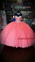 ANGELSBRIDEP Quinceanera Dress 2021 For 15 Years Fashion Pink Embroidery Floor-Length Womens Sweet 16 Dress Debutante Gowns