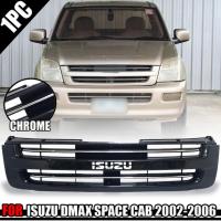 กระจังหน้า หน้ากระจัง รุ่น อีซูซุ ดีแม็กซ์ ISUZU D-MAX DMAX ปี 2002 - 2006 เว้าโลโก้ 2 ประตู 1 ชิ้น