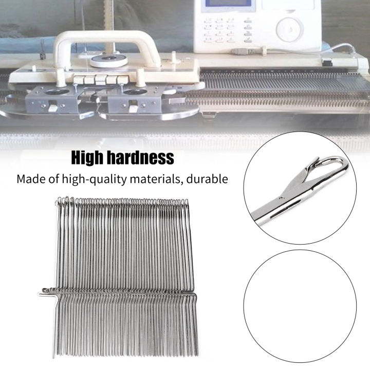 ชุดเข็มเหล็กเข็มถักนิตติ้งทำความสะอาดได้ง่ายสำหรับเครื่องถักสำหรับงานฝีมือ-diy