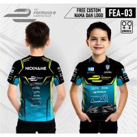 Jersey formula e Kids T-Shirt crew formula e T-Shirt racing T-Shirt racing T-Shirt free custom Name And logo