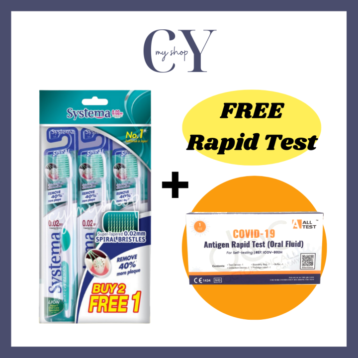 Systema Toothbrush Super Value Pack (3's) Systema Spiral Bristles ...
