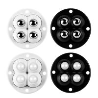 Self Adhesive Caster Wheels 4PCS Universal Wheel 360 Degree Rotation Pulley Small Furniture Wheels For Furniture Trash Can