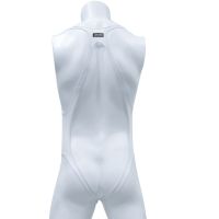 บอดี้สูท ชุดชั้นในผู้ชายเซ็กซี่ Sexy Men Backless Bodysuit Transparent Lingerie Jumpsuit Strap