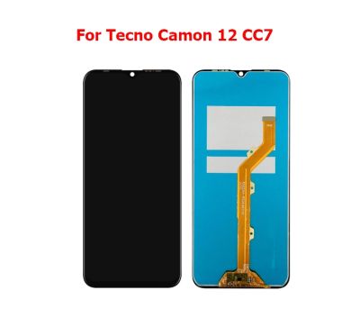 1หน่วยสำหรับกล้อง Tecno Camon 12 Pro CC9 Camon อะไหล่ชิ้นส่วนจอสัมผัสแอลซีดีของเครื่องแปลงดิจิทัล CC7 CC6อากาศ12