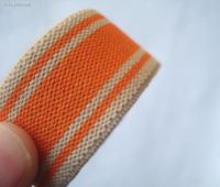 ◇✑ Top quality 5 Meters 1 (2.5cm) Width orange stripe garment Accessories Hand Made DIY Sewing Elastic Webbing Band