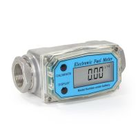 LCD Display Turbine Water Flow Meter  Electronic Indicator Gasoline Kerosene Methanol Water Sensor 1Inch 1.5 Inch 2 Inch