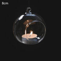 [JHY Store] COD ฟองกลมแขวนกระจกใส Terrarium Air Plant Tea Light เชิงเทียน