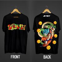 【Hot】 Seven Dragon Ball Wukong Animation Mens and Womens Printed Cotton T-shirt Loose Shirt Fashion Top