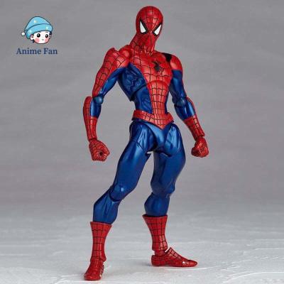 ANIME FAN ของขวัญสำหรับเด็ก การ์ตูน Spider Man อุปกรณ์ต่อพ่วงอะนิเมะ BJD ของเล่นโมเดล ซูเปอร์ฮีโร่ Avengers โมเดลตัวเลข Spiderman Action Figure โมเดลสะสม