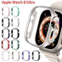 ZZOOI Case for Apple Watch Ultra 49mm Hard PC All-Around Protective Bumper Hollow Frame For iWatch Apple Watch Ultra 49mm SmartWatch