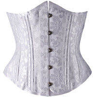 เทศกาล Lady Elastic Boned Corset Victorian Vintage Royal Court Slimming เอว Cincher หลายรูปร่าง Body Shaper