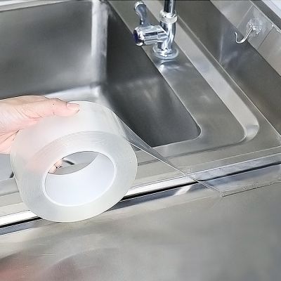 3meter Length  Kitchen Sink Seal Transparent Tape Waterproof Anti-Mildew Self-adhesive Bathroom Strip Pool Water Seal Adhesives Tape