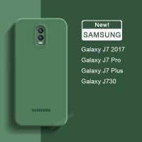 ❆♕ Solid Color Soft Camera Case Samsung Galaxy J7 2017 J730 J7 Plus J7 Pro J5 Pro J530 2016 Casing Original Liquid Silicone Cover