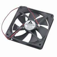 2Pcs Gdstime 140mm 24V 2Pin 140x25mm Brushless Computer CPU Cooler DC Cooling Fan Cooling Fans