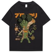 2021ชาย Hip Hop เสื้อยืดญี่ปุ่น Harajuku การ์ตูน Monster เสื้อยืด Streetwear เสื้อยืดผ้าฝ้ายผักเสื้อยืด