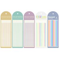 ✺✵✓ 160PCS Transparent Color Stickers Underlining Index Tabs Flags Sticky Note Page Bookmark Fluorescent Macaroon School Stationery