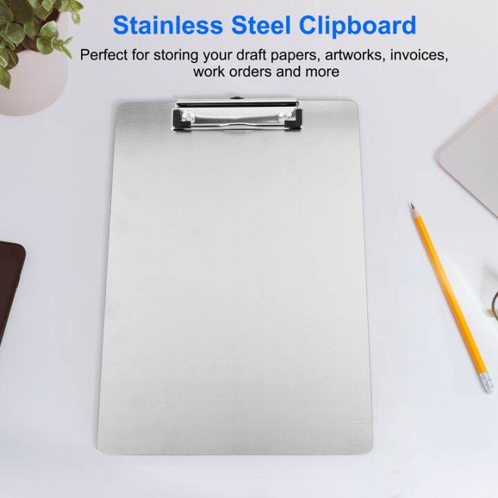 metal-clipboard-folder-a4-stainless-steel-clip-board-bill-storage-folder-writing-file-board-menu-splint-for-business