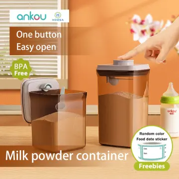 UV Protection Air Tight Milk Powder Container Leakproof BPA-Free