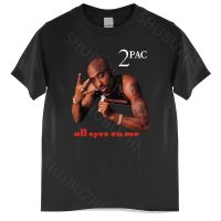 เสื้อยืดผ้าฝ้ายผู้ชาย2Pac ทั้งหมด Eyez บนฉันบันทึกแถวตาย