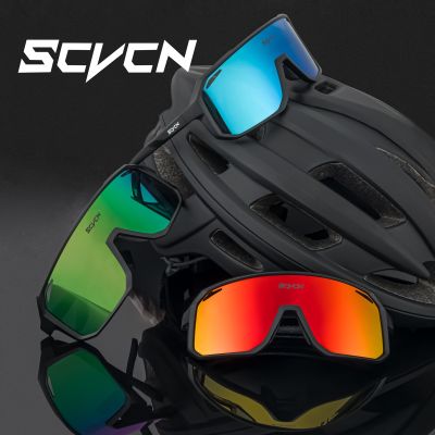 【CW】☌◈  SCVCN Mountain Driving Glasses Cycling Sunglasses UV400 Eyewear Men Road Goggles