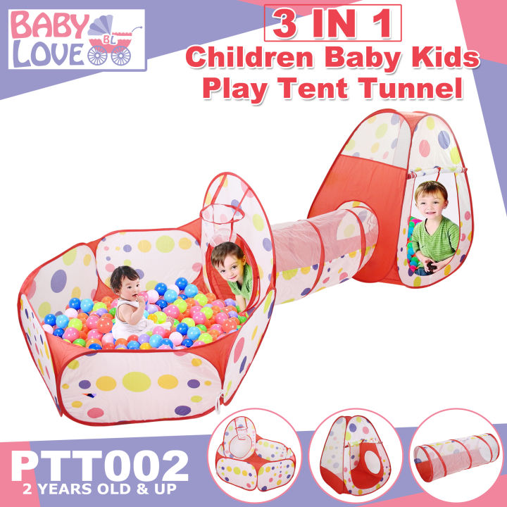 INFANS Kids Play Tent, Anti-Trip Large Playhouse Toys for Children Boy