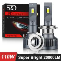 Super Bright 20000LM Car Headlights H7 LED Canbus H4 LED H1 H8 H11 H3 HB3 9005 HB4 9006 LED Auto Lights Bulb 110W Lamp 6500K