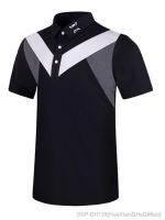 Mizuno เสื้อ PXG1 Honma J.lindeberg FootJoy PING1 DESCENTE Titleist★ เสื้อเชิ้ตผู้ชายกอล์ฟแขนสั้นผู้ชาย,เสื้อกอล์ฟลำลองฤดูร้อนกีฬาแห้งเร็วระบายอากาศเสื้อเสื้อยูนิฟอร์มกอล์ฟ