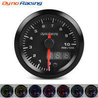 Dynoracing 52มม.แบบDual Tachometer 0-10000เครื่องวัดรอบต่อนาที7สีLedมิเตอร์รถยนต์พร้อมStepperมอเตอร์