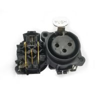 ✴❂™ 10PCS/Lot XLR Audio Female/Male Socket/Jack Connector 3-Poles 180 Degrees PCB Mounting Panel