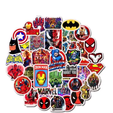 Marvel Autocollants, Stickers Marvel 50pcs, Autocollants Enfants