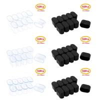 hotx【DT】 10Pcs Table Leg End Caps Oval Rubber Feet Covers Tips Floor Protectors for Office Garden