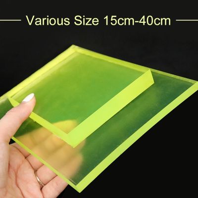 【YF】 Polyurethane PU Plate for Leather Craft Punch Pad Elastic Rubber Die Cut Protect Desktop Shock Absorber Tool Mat Translucent
