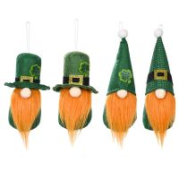 St. Patricks Day Gnome Decorations,Scandinavian Elf Hanging Ornaments for Table Tree Decoration Spring Party Home Decor
