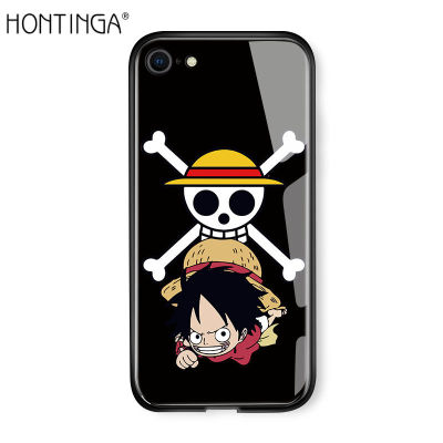 Hontinga เคสโทรศัพท์มือถือ เคสไอโฟน ลายการ์ตูนวันพีช สำหรับIphone 6 6S 7 8 Plus SE