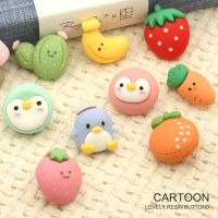 6pcs Sewing Buttons for Clothing Decorative Sweater Coat Accessories Needlework DIY Children Kids Baby Cartoon Decor Animal Haberdashery