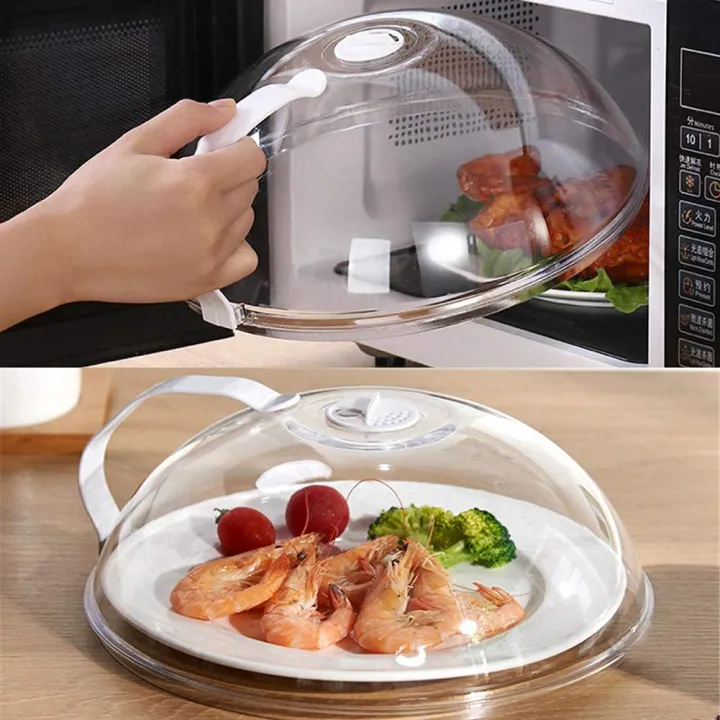 Large microwave splash guard, clear cover, microwave hood protector