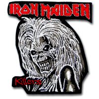 อาร์ม ตัวรีด อาร์มติดเสื้อ วงดนตรี เฮฟวี่ เมทัล วงร๊อค สลิปนีอท Iron Maiden Patch ไอรอน ไมเด้น  สำหรับตกแต่งเสื้อผ้า