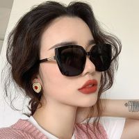 【CC】❇  Fashion Sunglasses Woman Brand Designer Glasses Female Big Frame Mirror Oculos De Sol Feminino