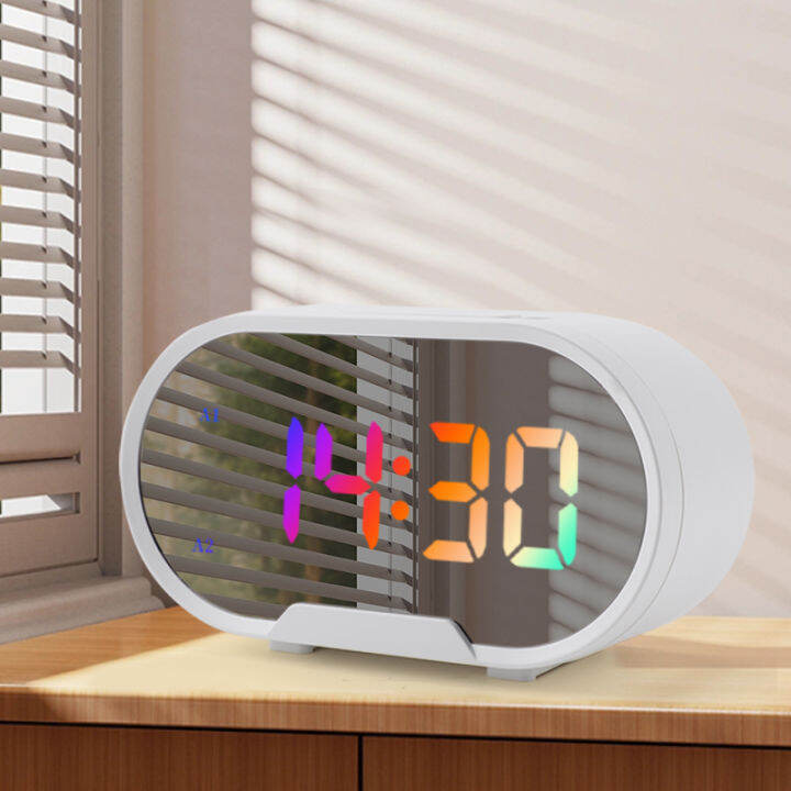 Minimalist Dual Alarm Clock Creative Student Desktop Electronic Clock