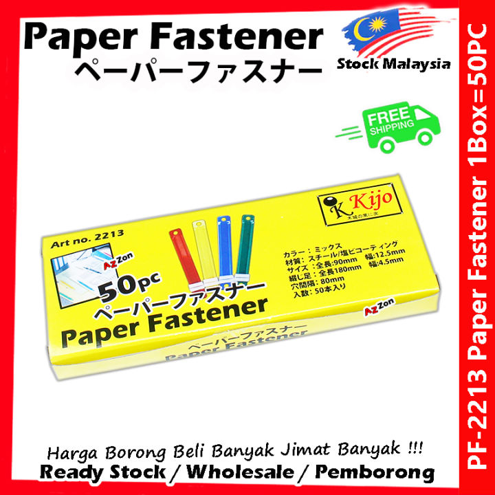 50pcs Paper Fasteners / Fastener A4 Paper / Paper Clip / Document ...