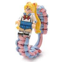 Buzz Building Block Sailor Moon Bracelet Super Hero Toy Bangles Kids Bricking Bracelet Paracord Bracelet Kids Girls Gift Jewelry