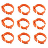 100Pcs Chicken Identification Leg Bands Tags Poultry Leg Bands Bird Leg Bands Duck Leg Bands Clip-on Rings