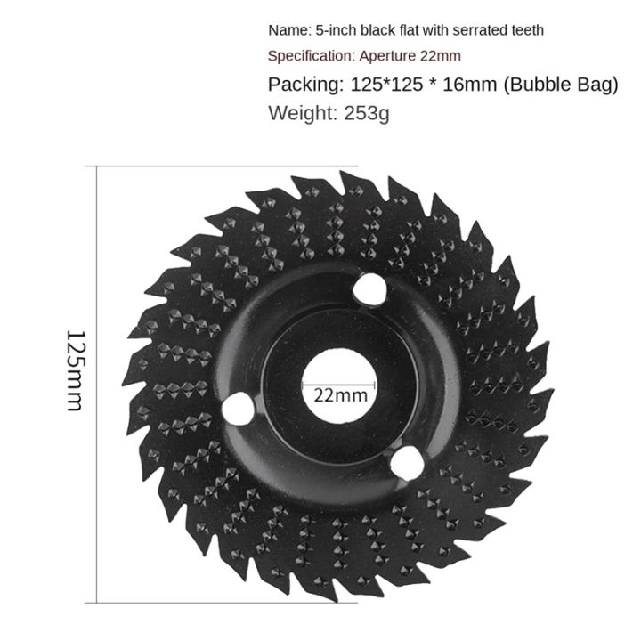 woodworking-grinding-plastic-spur-plate-polishing-wheel-angle-grinder-tea-tray-tool-serrated