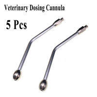 5PCS Veterinary ปศุสัตว์ Dosing Cannula สแตนเลส Drench Drenchor อุปกรณ์เสริม Connetor สำหรับวัววัวหมู Farming