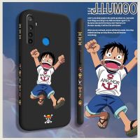 JIUMOO เคสสำหรับ Realme 5 5i 5S 6i,เคสโทรศัพท์กันกระแทกดีไซน์ใหม่ลายการ์ตูนน่ารักลูฟี่ขอบด้านข้างเป็นซิลิโคนนิ่มเคสป้องกัน